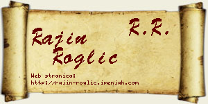 Rajin Roglić vizit kartica